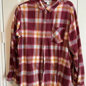 Old Navy The Tunic Shirt Flannel XXL